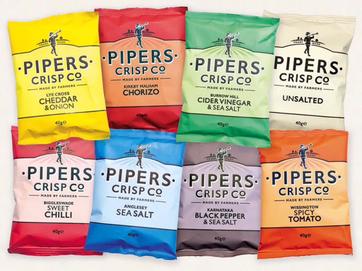 pipers英国的美食虽然招到了世人的嫌弃,但英国的薯片却成为了世界的
