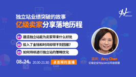 独立站业绩突破的故事—亿级卖家分享落地历程。