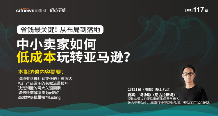 从布局到落地,中小卖家如何低成本玩转亚马逊?