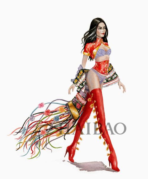 在国内变的格外手关注,维密也给力,明确今年会融入中国风元素