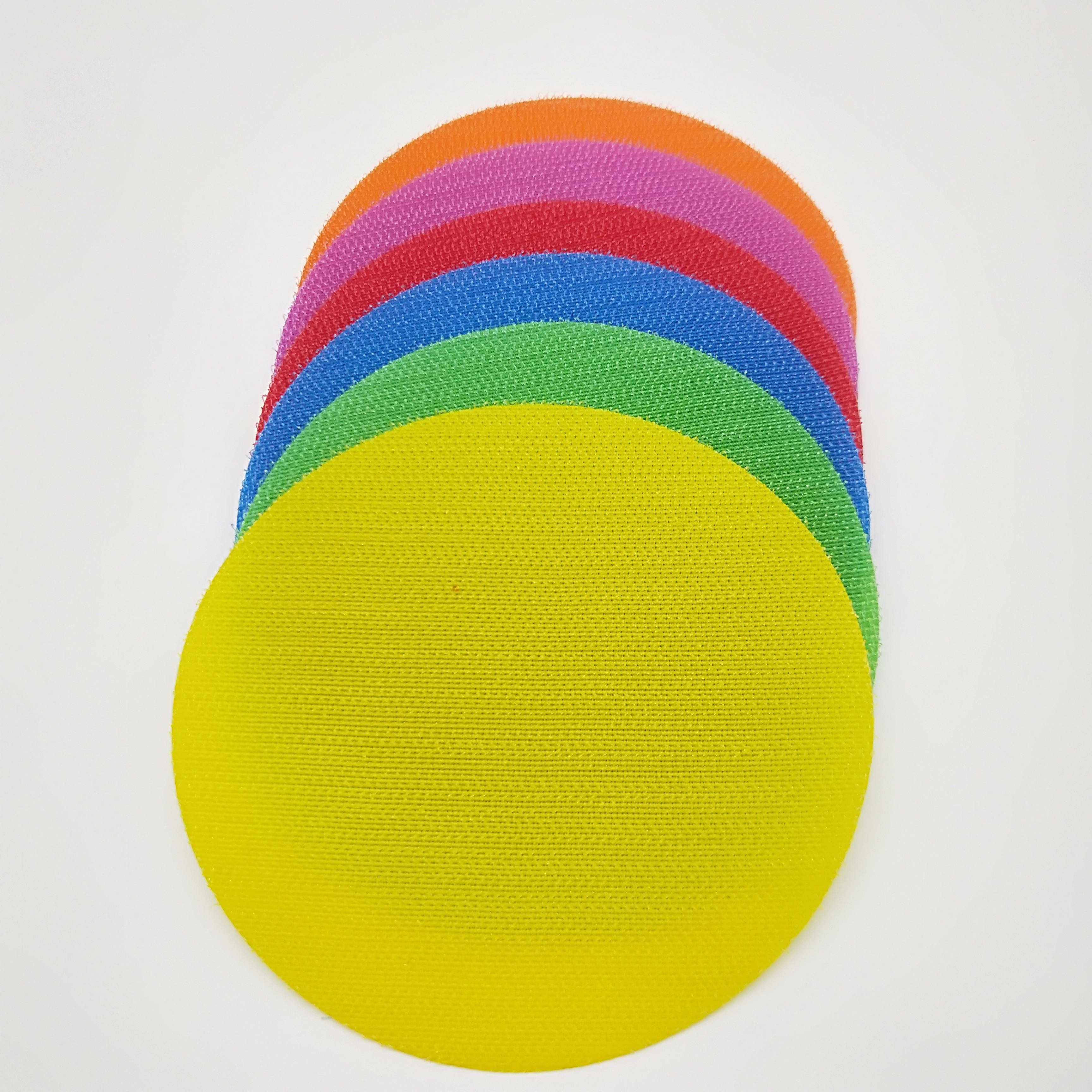 深圳厂家直销地毯标识贴儿童教育地毯圆形魔术贴